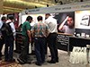 The TD stand attracted many serious visitors during the conference