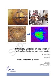 HOIS/NZTC Guidance on Inspection of Uninsulated External Corrosion Scabs – HOIS-G-028 Issue 2